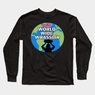 OWF World Wide Wrasslin Logo Long Sleeve T-Shirt